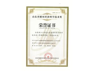热烈：亟鹕砵s9线路中心环境集团获得2021年度山东省循环经济科学技术奖三等奖